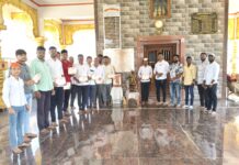 वरुडे येथे धर्मवीर संभाजी महाराज बलिदान मासानिमित्त भव्य रक्तदान व आरोग्य शिबिर; ४० शिवभक्तांचे रक्तदान